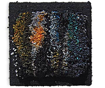 Farbspuren im Schwarz